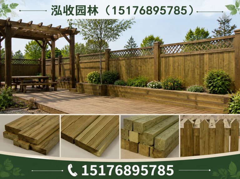 巴中防腐木展示图